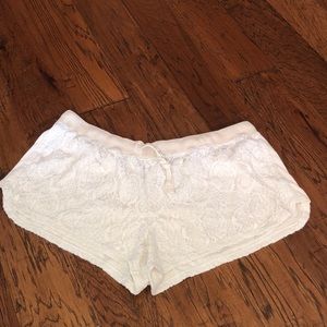 Women’s Lined Lace Lounge Shorts